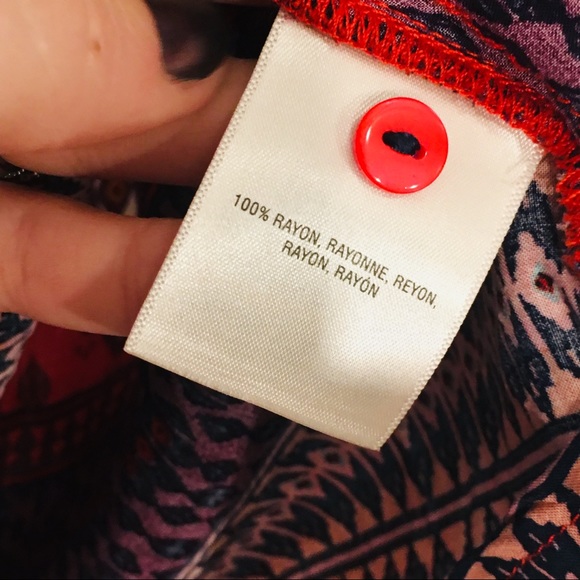 Maeve Button Down Blouse Size 4 - Picture 4 of 5